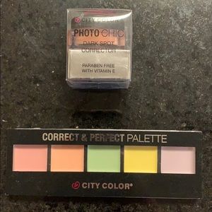 Color correcting makeup kit palette
